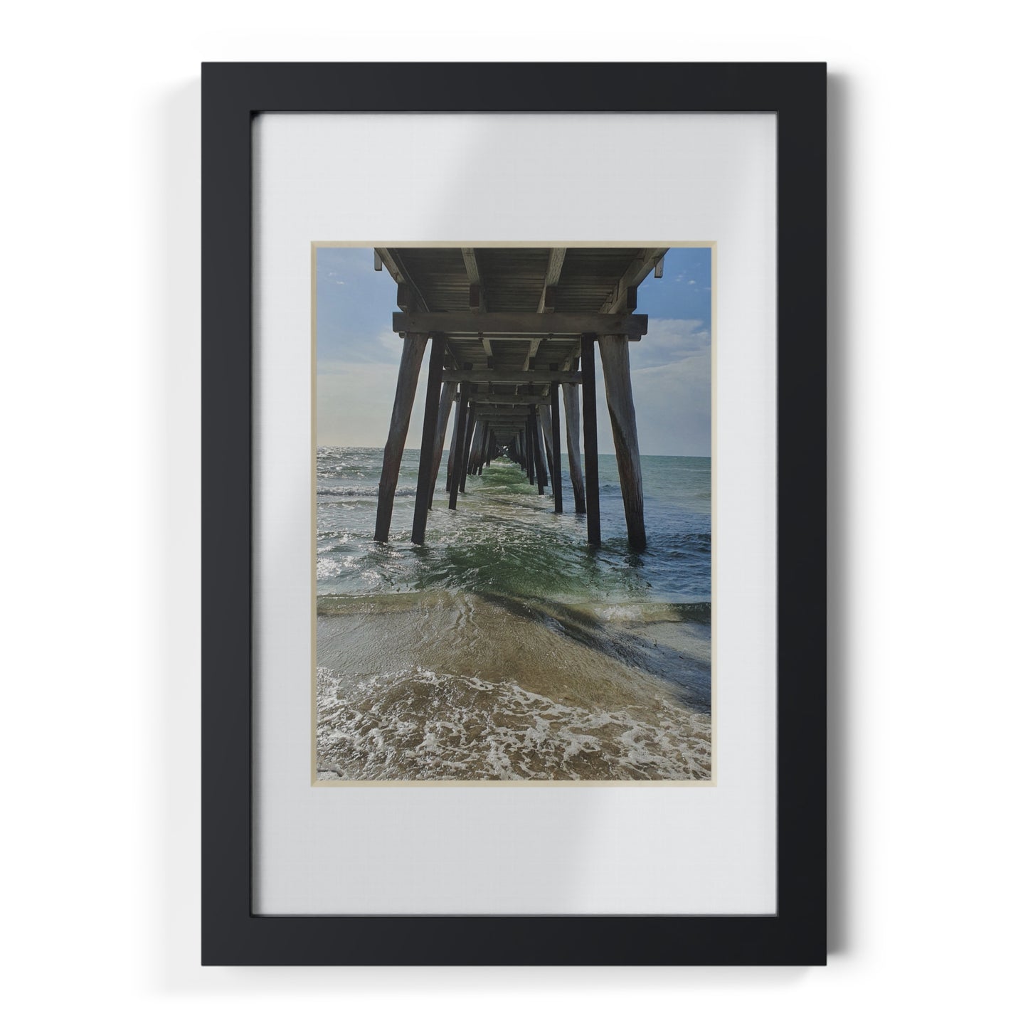 Under Jetty View Framed Poster