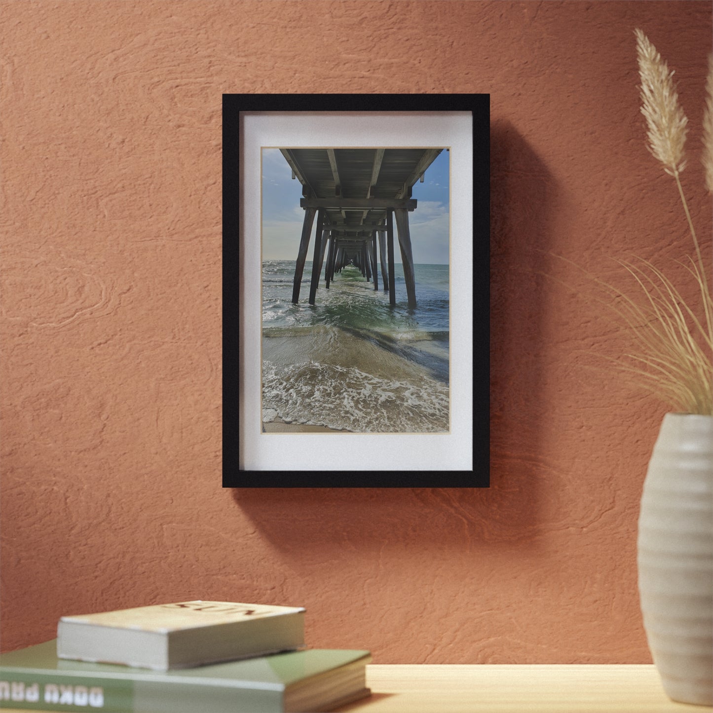 Under Jetty View Framed Poster